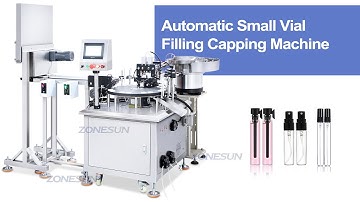 How to Use ZS-AFC17 Automatic Monoblock Small Glass Perfume Vial Filling Capping Machine