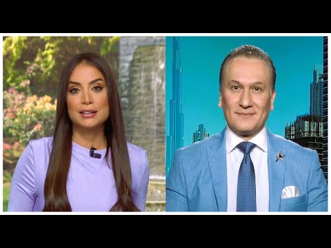 الرئيس التنفيذي الروبوت ذو الذكاء الاصطناعي في لقاء مع د فراس النائب      