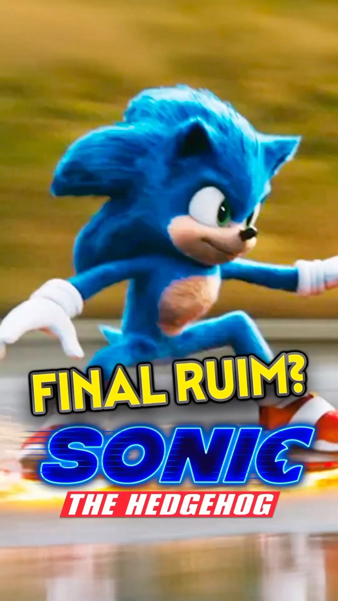 Filme do Sonic tem um final muito ruim #sonic #sonic3ofilme #sonicthehedgehog