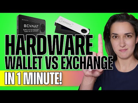 Hardware Wallet vs Exchange? (In 1 Minute!) #shorts #crypto #cryptocurrency #bitcoin #cryptowallet