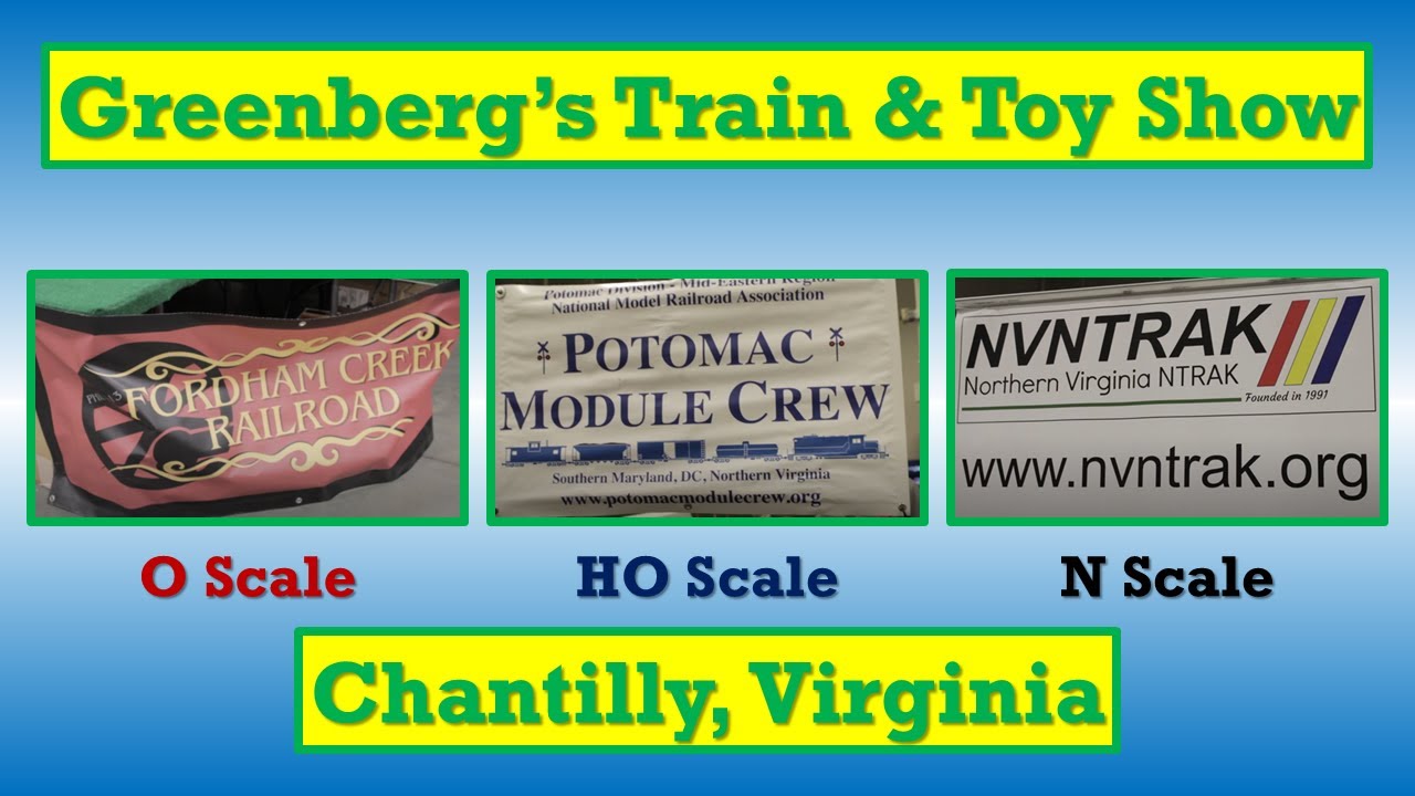 2024 Greenberg's Train & Toy Show in Chantilly, Virginia