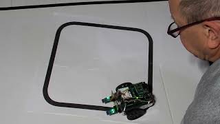Boe-Bot again. This time on a printed track.