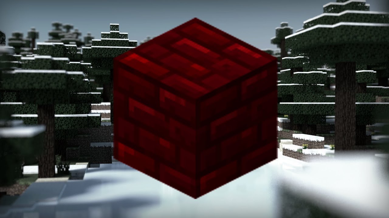 Minecraft: How to Craft - Red Nether Brick & Nether Brick - YouTube
