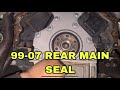 CHEVY SILVERADO REAR MAIN SEAL JOB - 4.8 5.3 &amp; 6.0