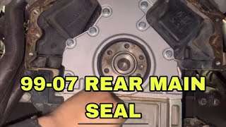 CHEVY SILVERADO REAR MAIN SEAL JOB - 4.8 5.3 & 6.0