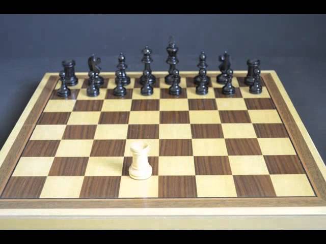 Chess piece movement on a chessboard.