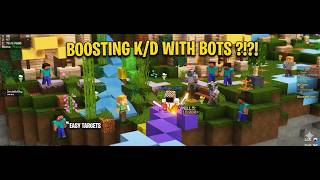 BlocksMC | SkyPVP : Catching hackers - HuntersBlood (boosting kills and K/D with bot accounts)
