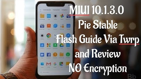 MIUI 10.1.3.0 Pie Update on Poco F1 install Guide Via TWRP And Review.