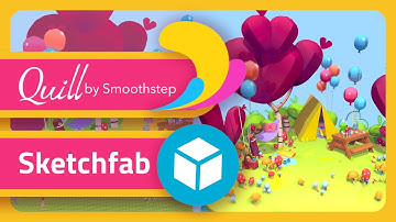 Quill export to Sketchfab and making meshes look good