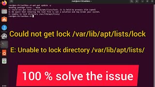 E: Could not get lock /var/lib/apt/lists/lock | Step-by-Step Linux Tutorial 2024 Net Worth