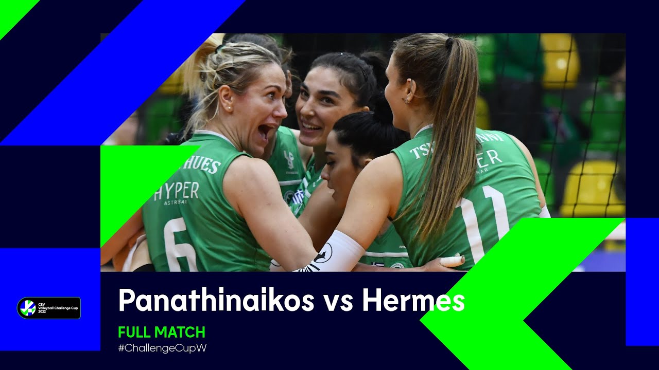 Full Match I Panathinaikos AC ATHENS vs Hermes Rekkenshop OOSTENDE I CEV Volleyball Challenge Cup W