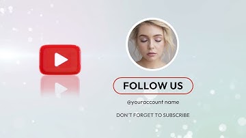Free Youtube Follow Us Outro Video Template (Customizable) - FlexClip