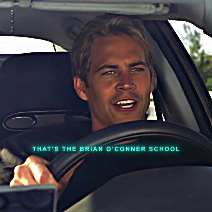 That's the Brian O'conner School of Driving #shorts #fastandfurious #paulwalker #edit