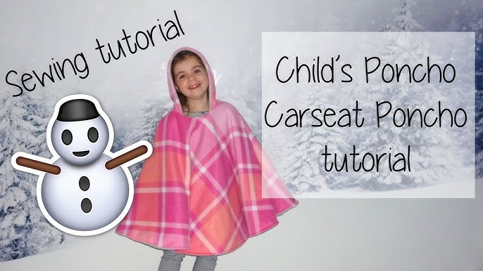 easy-childs-poncho-car-seat-poncho-reversible-sewing-tutorial-youtube for Free Printable Car Seat Poncho Pattern Pdf Free ✂️ EASY ✂️ Childs Poncho / Car seat poncho - Reversible - sewing tutorial - YouTube for Free Printable Car Seat Poncho Pattern Pdf Free