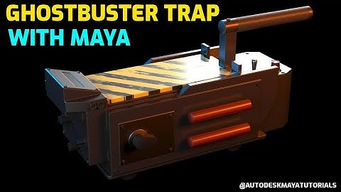 Learn MAYA 5. 3D modeling - creating a GHOST BUSTER TRAP with Maya 2021