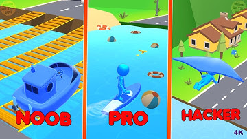 Shape Shifting NOOB vs PRO vs HACKER All Levels iOS,Android Walkthrough Gameplay