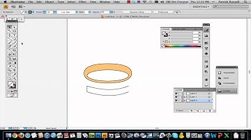 How to Draw a Wedding Ring in Illustrator : Using Adobe Illustrator