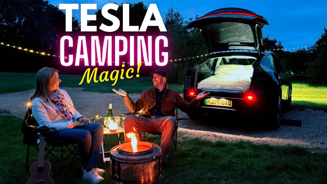 NEW Tesla Model Y Camping Adventure & Luxury Snuuzu Mattress Review