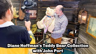 DIANE HOFFMAN'S ANTIQUE TEDDY BEAR  COLLECTION TOUR WITH JOHN PAUL PORT | STEIFF BEAR HISTORY