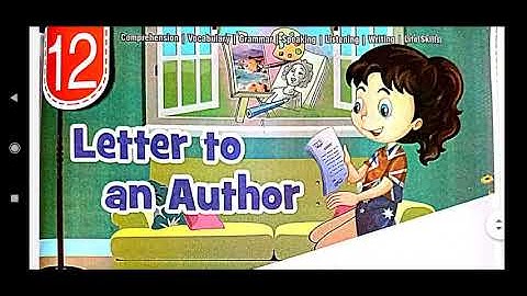 Class 4th COMMUNICATIVE ENGLISH #Ch-12-Letter to an Author