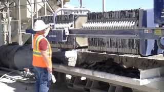 Semi Auto Filter Press Cleaning