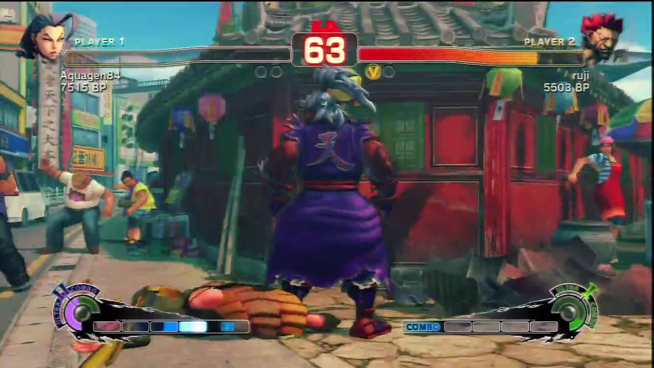 SSFIV Online #37: RAJMAN (Akuma) vs Aquagen84 (Rose) TRUE-HD QUALITY