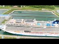 NCL Bliss 2018 Record Breaking Panama Canal Inaugural Transit