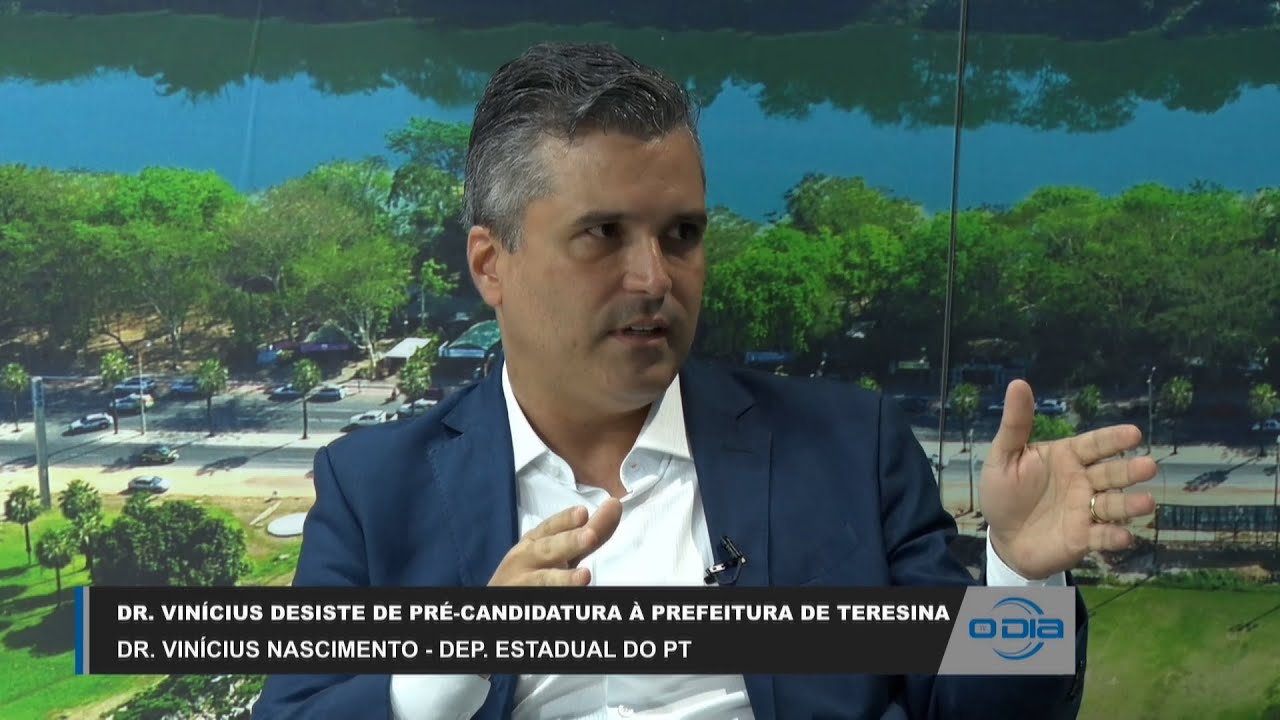 Dr Vinícius Nascimento desiste de Pré-Candidatura à Prefeitura de Teresina 07 06 2023