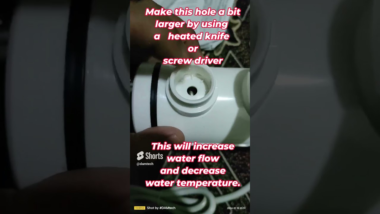 How to lower water temperature without using voltage regulator |Electric hot water tap adjustment