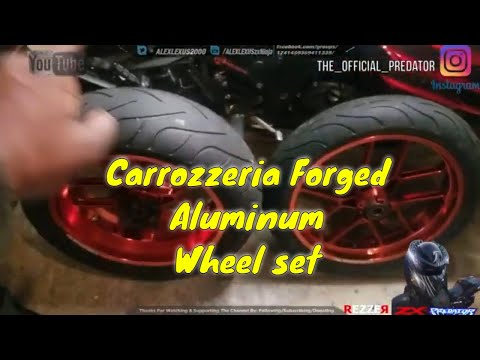 ZX14R Carrozzeria Forged Aluminum Wheels story time with zxp - YouTube