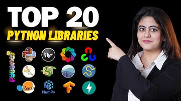 Top 20 Python Libraries You need to know in 2024!!