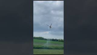 Idiot crashes $2,500 RC Helicopter