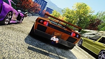 NFS Most Wanted | Lamborghini Diablo SV/GTR Gameplay | NFSMW Graphics Mod (4K)