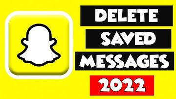How To Delete Saved Messages On Snapchat | Delete Saved Chats On Snapchat By the Other Person (2022)