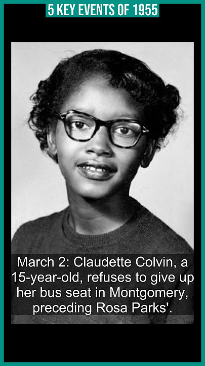 5 Key Events of #1955 -  #yearinreview #timeline #history