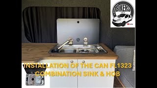 Vauxhall Vivaro CamperVan Build Series (3) Episode (14) Installation of the CAN FL1323 HOB,SINK&TAP