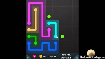 Flow Game Level - 356 [8x8] Mania Connect the Dots