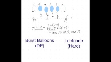 Burst balloons | Leetcode | Hard