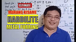 HARDILITE AT METAL FURRING - MURANG PANG KISAME