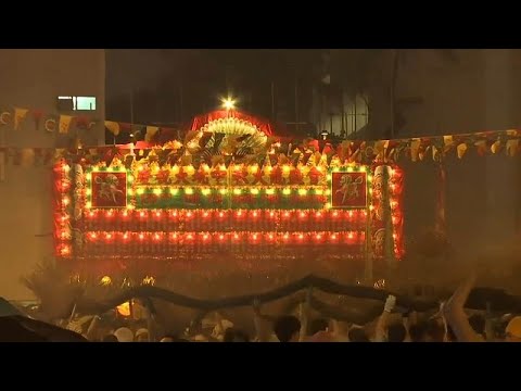 euronews grecia Fire dragon dances through streets of Hong Kong