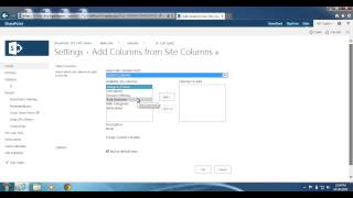 SharePoint 2013: How to add a Site Column to a SharePoint list