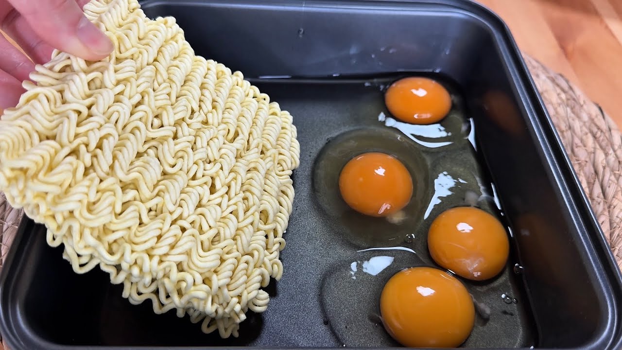 I've never eaten egg noodles this delicious! A simple breakfast – Mom's secret recipe!