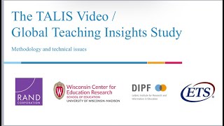 Global Public Seminar in CIE: Darleen Opfer | TALIS Video /Global Teaching Insights Study