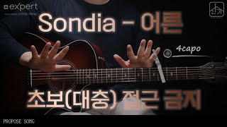 [어른-손디아,Sondia]나의 아저씨 OST/기타강좌