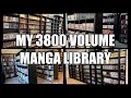 My massive manga collection  3800 volumes  spring 2022 library tour