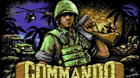 C64 Gameplay - Commando Arcade Nostalgia 2014