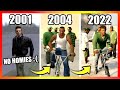 Evolution of homies logic in gta games 20012022