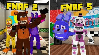 fnaf 1,2,3,4,sl,ucn in Minecraft Minecraft Map