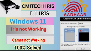 Aadhar  Enrollment  Client / Camera  Problem  Window  10  / 100% solution   error  fix