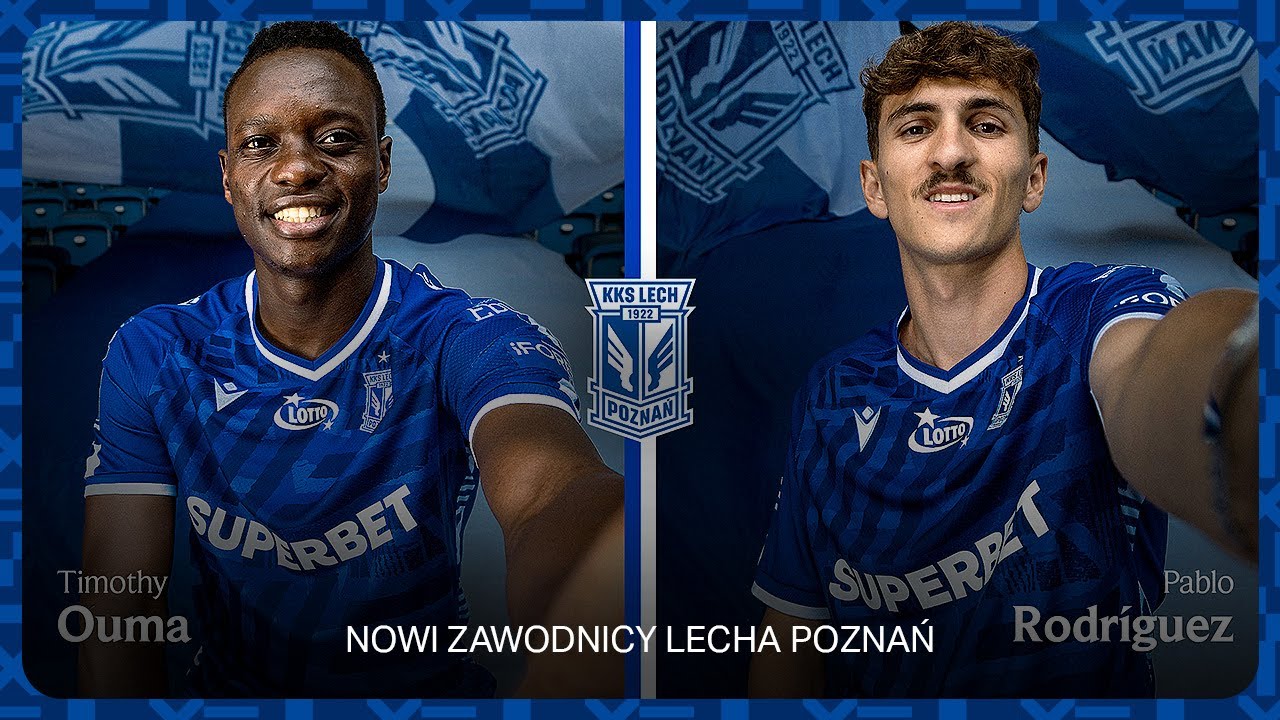 NEWS | Pablo Rodriguez i Timothy Ouma nowymi zawodnikami Lecha Poznań